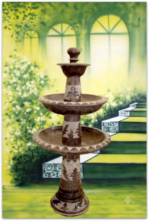 Stone Fountain Carved - Khan Brothers Onyx Handicrafts